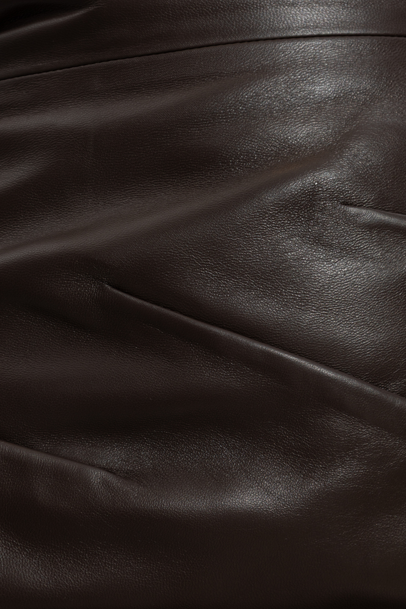 ワンピース THE ATTICO FW25 Leather dress (251WCA00361 204) Brown Leather dress The Attico - Vitkac AS